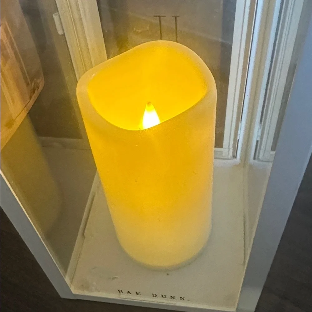 NWT Rae Dunn LED Flameless Candle Lantern
